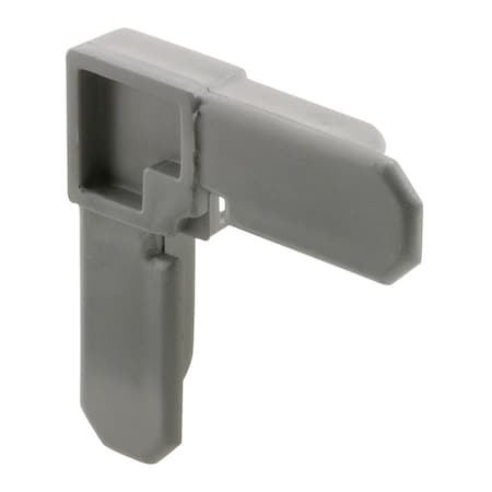 Prime-Line Prime-Line Gray Plastic 3/8 in. W X 3/4 in. L Screen Frame Corner 1 pk PL14272